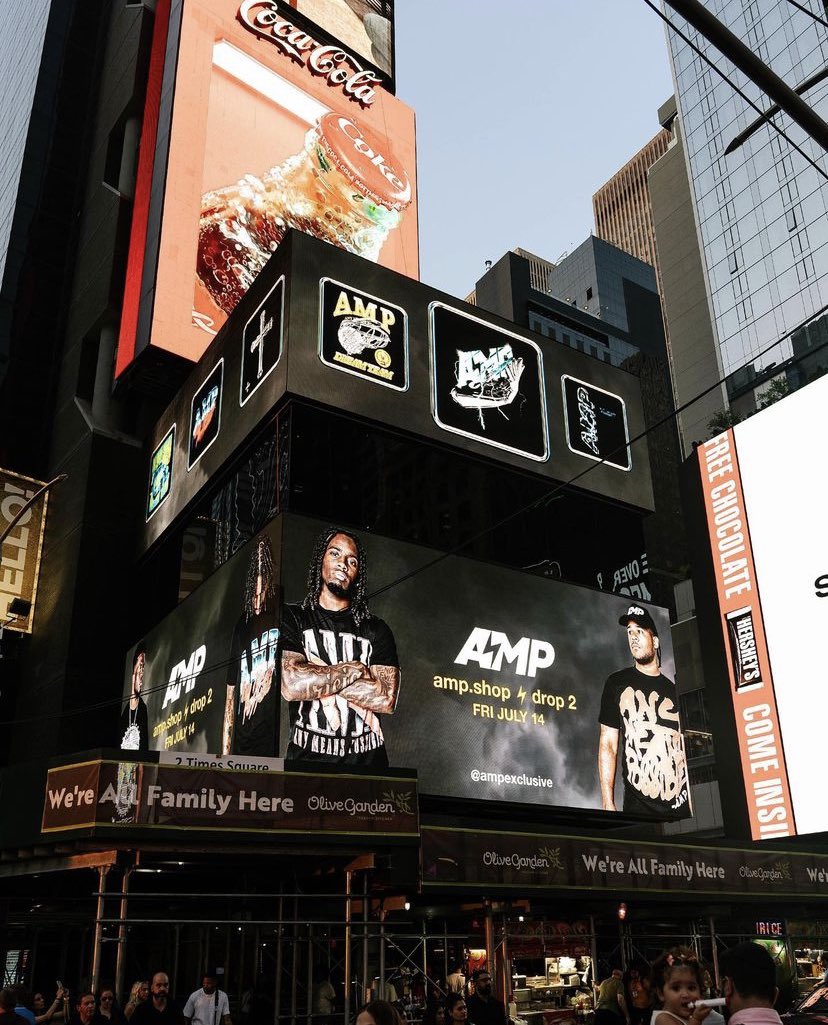 Kaimafiaupdates's tweet photo. AMP Billboard in Times Square just makes sense!⚡️ https://t.co/7LY3EBWcoS