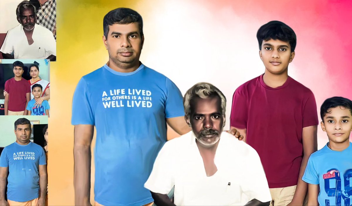 subbucreatives's tweet photo. Turn your memorable photo into digital painting  for family adding late grand dad into the family gives complete feel #mergeart ❤️🎨🎨 surprise your lovedones with beautiful gifting digital painting 

Get your personal favourite picture of cute family into digital painting❤️💕 🖌️ https://t.co/2XW8TsatUN