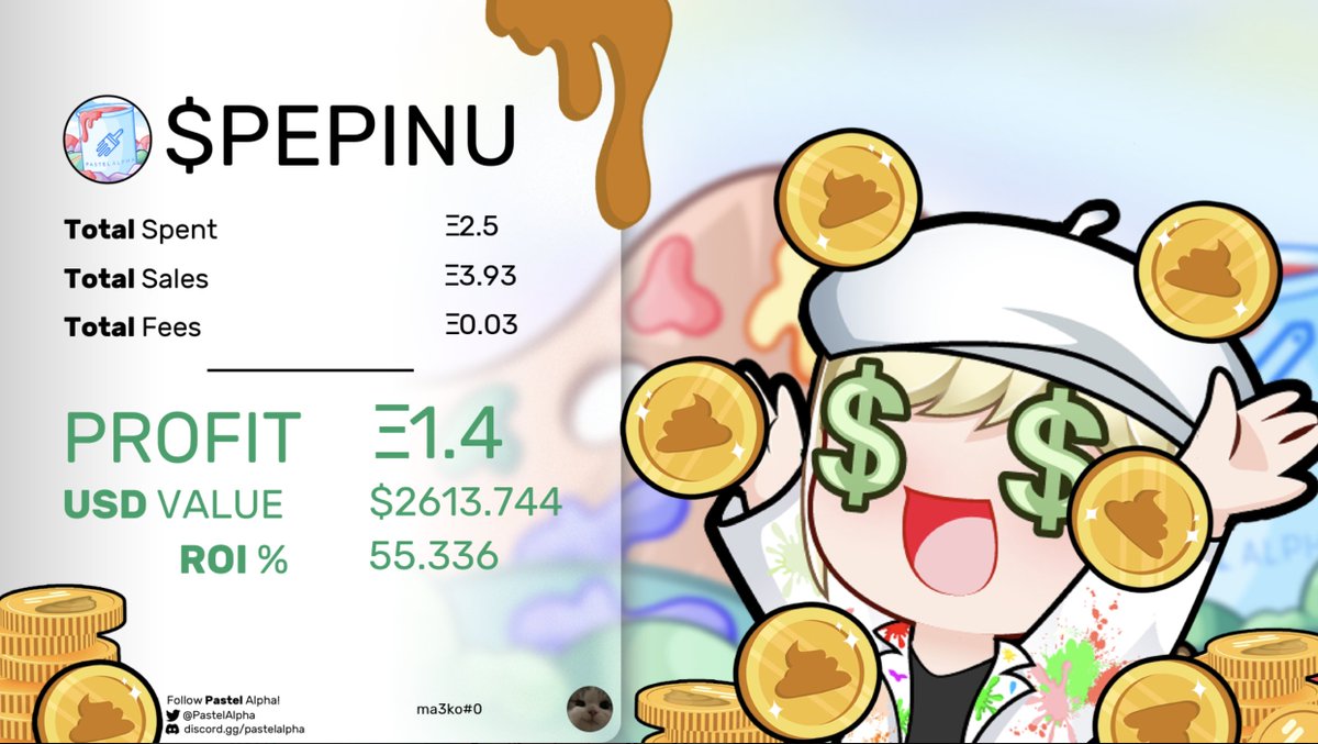 Sensei (@sensei_dot_win) on Twitter photo Despite a bear market, our partners <a href="/PastelAlpha/">Pastel Alpha</a> continue to find consistent success! With special access to Sensei and a multitude of next-level in house tools, they cant be stopped ๐ฅ
To celebrate we are giving away monthly access spots to Pastel ๐
Enter for a chance to win: Despite a bear market, our partners <a href="/PastelAlpha/">Pastel Alpha</a> continue to find consistent success! With special access to Sensei and a multitude of next-level in house tools, they cant be stopped ๐ฅ
To celebrate we are giving away monthly access spots to Pastel ๐
Enter for a chance to win: