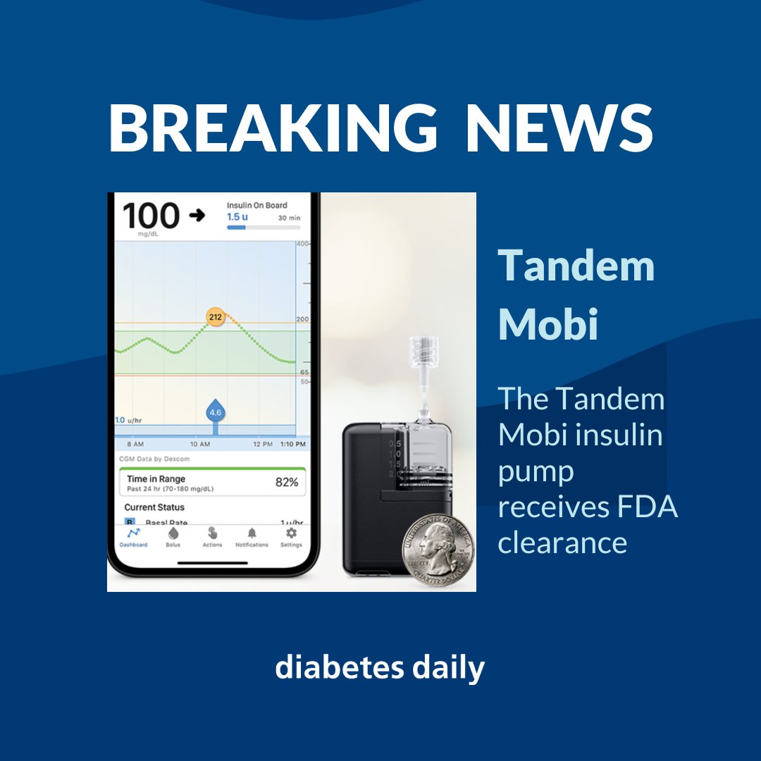 diabetesdaily's tweet image. bwnews.pr/44rMQkn

@TandemDiabetes #controlIQ #tandem #tandeminsulinpump #diabetes #t1d #t2d