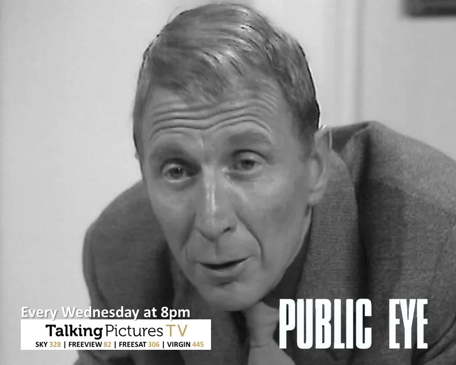 TalkingPicsTV's tweet photo. Frank's under fire when money goes missing... 8pm PUBLIC EYE (1969) #AlfredBurke #PeterCellier #JohnBaldwin 'Paid in Full' on #TPTV https://t.co/1NhNjFmYTI