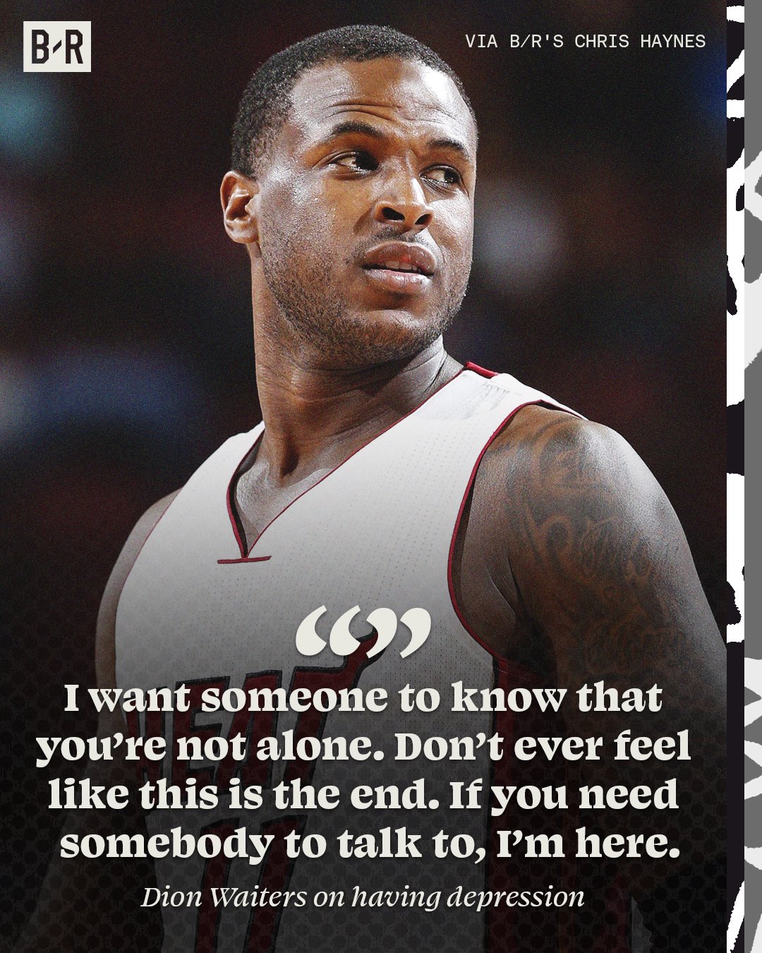 Bleacher Report on Twitter: “Dion Waiters speaks on depression and