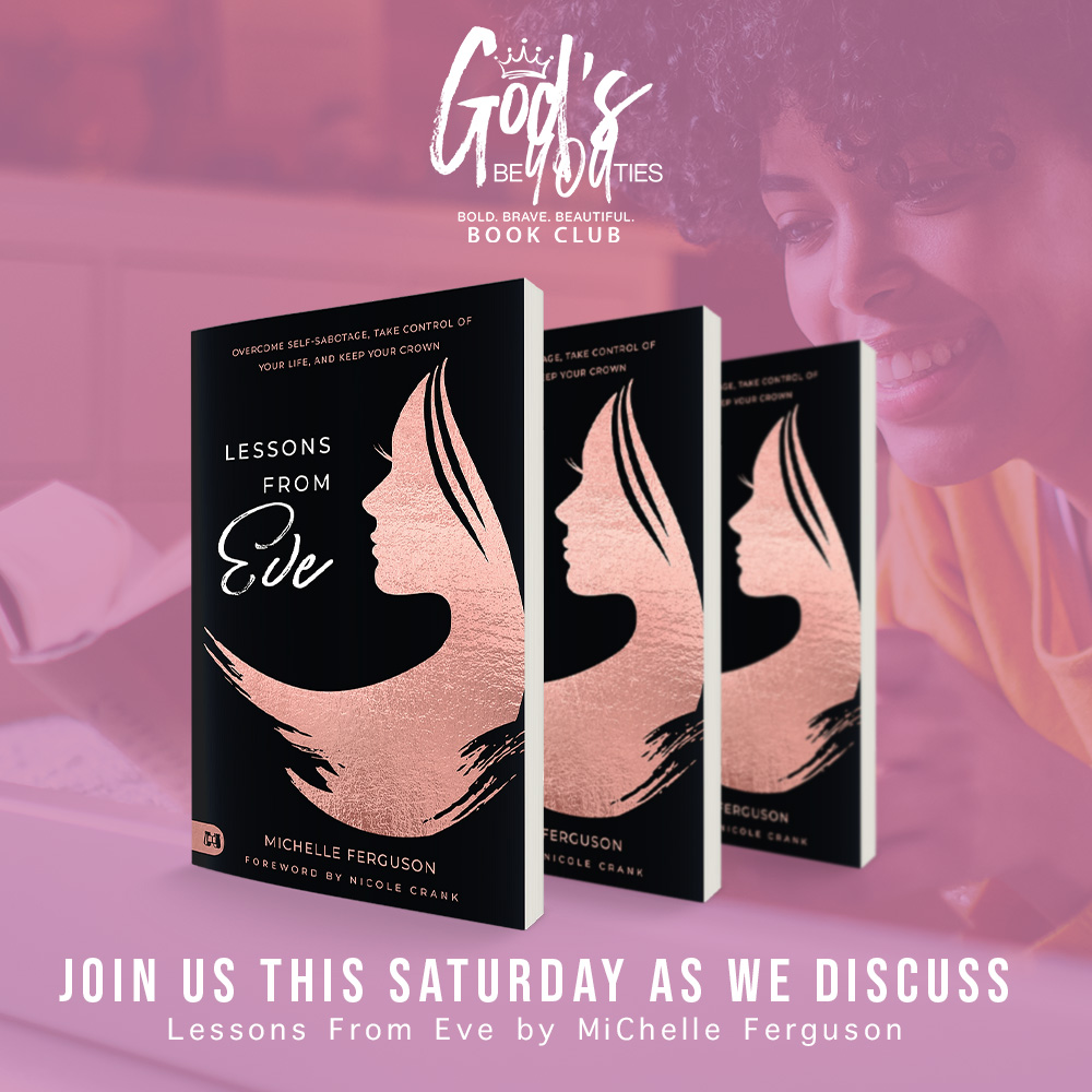 wordoffaith's tweet photo. BeYOUties, this Saturday at noon we are meeting in the Sanctuary to discuss Lessons from Eve by Pastor MiChelle Ferguson. Afterward we'll continue the conversation over light refreshments! 📖💜
#woficc #wordoffaith #godsbeyouties
#bookclub #lessonsfromeve https://t.co/miE3PCfpl0