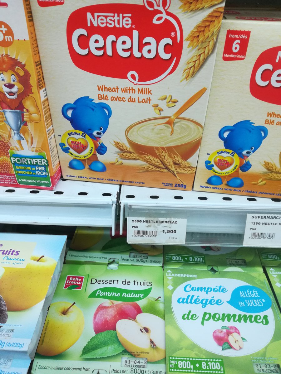 Vous savez que les bouillies de @LeelouBabyFood 400g coûtent moins cher que la phosphatine et le cerelac pour les memes quantités ?

#madeincameroon