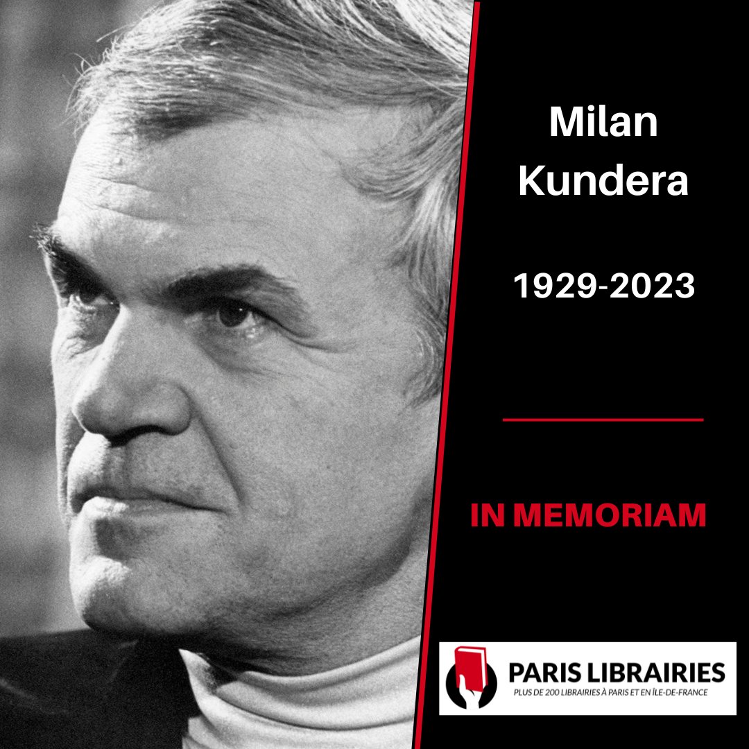 Auteur de génie, Milan Kundera est décédé le 11 juillet 2023. Redécouvrez sa bibliographie : urlz.fr/mGMl 
#milankundera #enlibrairie