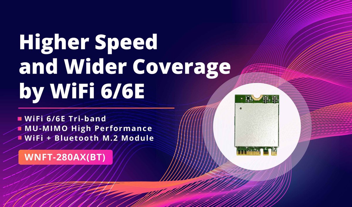 Embedded_Works's tweet image. Introducing the SparkLAN WNFT-280AX(BT) wireless network card, a game-changer in Wi-Fi technology! 🚀
Click here to learn more: zurl.co/Bwly
#EmbeddedWorks #SparkLAN #WirelessTechnology #WiFi6 #WiFi6E #LowLatency #Bluetooth5.2 #Windows #Fast #Stable
