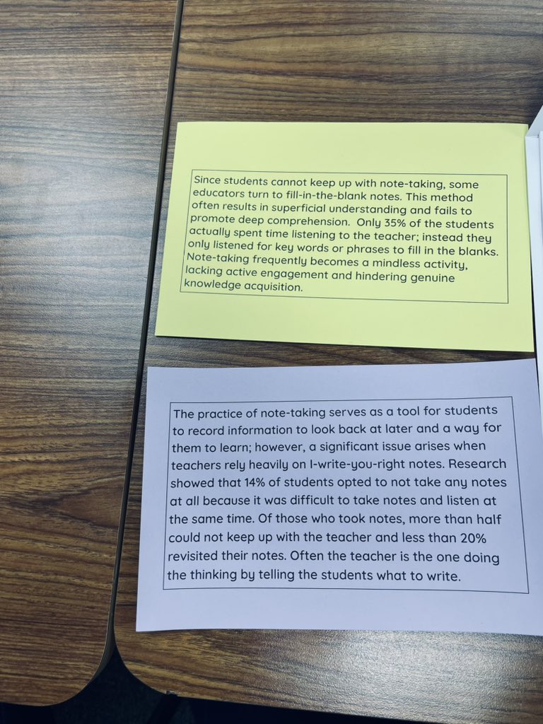 kpwell's tweet photo. Great session, Active Note-Making, Not Note-Taking at the Engage Conference.

#Engage2023 https://t.co/fHkuIRJSQR