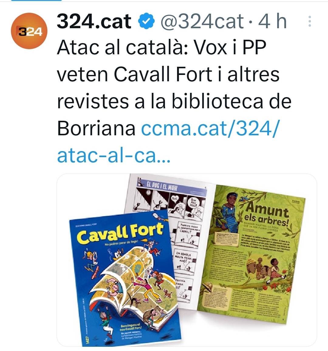 Els que volen tombar la immersió linguística no volen menys català a l'escola, volen més castellà a tot arreu. Els que no volen català a les biblioteques volen només castellà a tot arreu.
Contra els qui no volen català: català arreu, la llengua nacional de Catalunya!