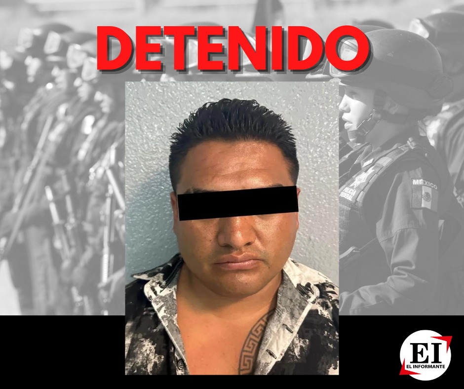 ElInformanteMX's tweet photo. "IMPERIO" DERROCADO‼ DETIENEN A #ElKing 🚔🔴🚨
#PDI de #Nezahualcóyotl, detuvieron a Reyes "N", alías "El King", señalado como uno de los principales generadores de violencia en la zona oriente del #Edomex. Esta relacionado con los delitos de r0bo, despojo y h0mic1dio. https://t.co/8F7bWBhada