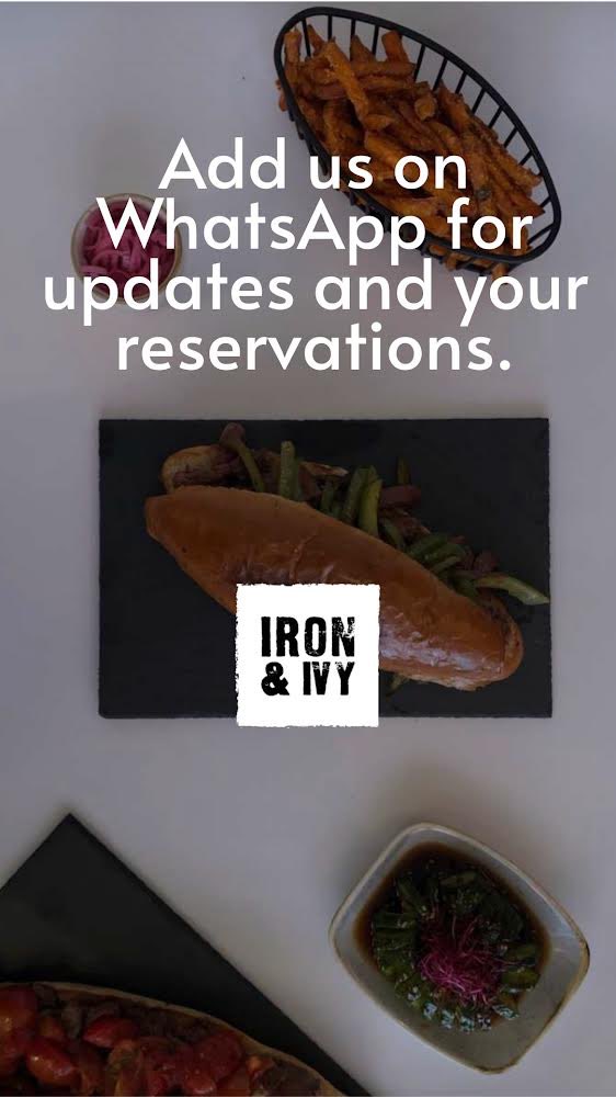 You can easily reach out via #WhatsApp to us for reservations and any updates: wa.me/message/JNWAOR… #Berlin #IronIvy #restaurant #gastrobar