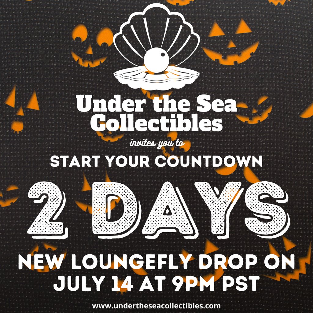 undertheseaco's tweet photo. Its that time of the month again! New Loungefly Drop on July 14th at 9pm EST. What are you hoping to see this round? https://t.co/jviIMqYPfq