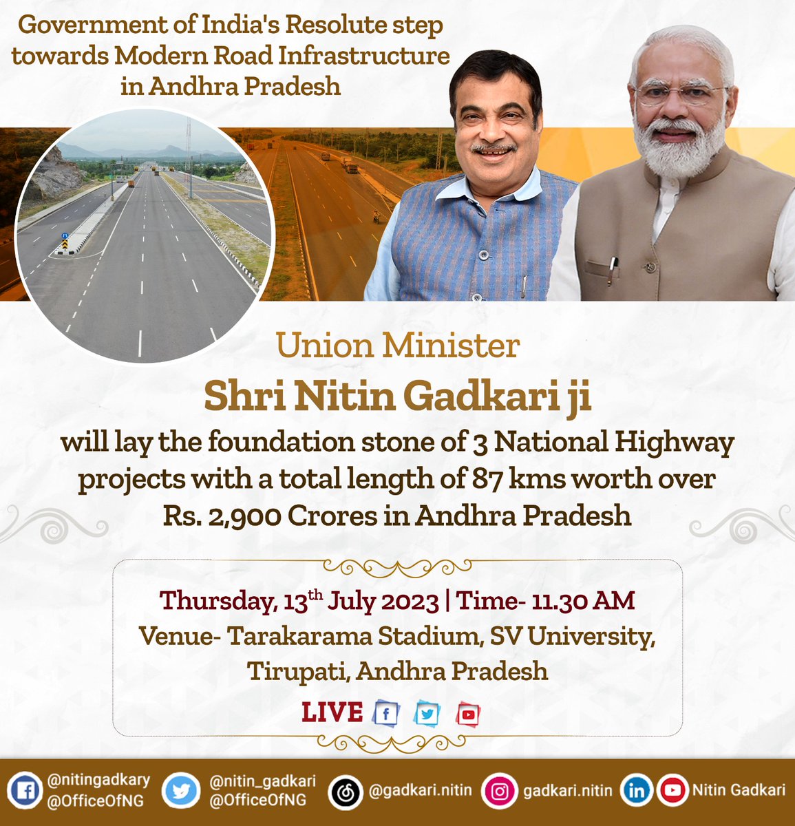 Office Of Nitin Gadkari tweet media