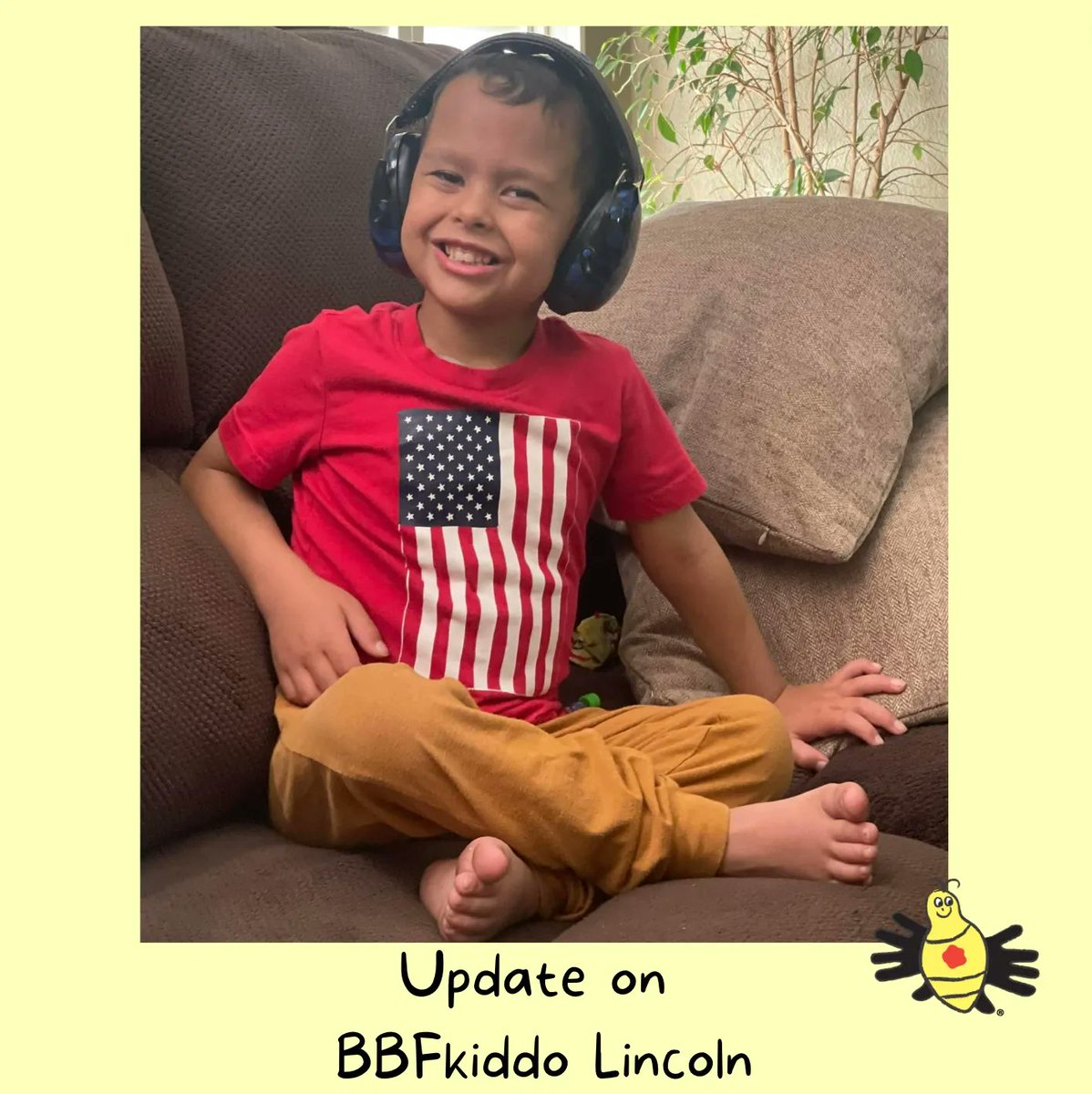 BumbleBeefound's tweet photo. Update on our #BBFkiddo Lincoln! One year ago he was diagnosed with Stage 4 Neuroblastoma Cancer. He is just about finished with treatment, with two more rounds of  immunotherapy to go! Excitedly,  he has been cleared to start transition kindergarten this coming school year! 📚 https://t.co/JdT95iqQC1