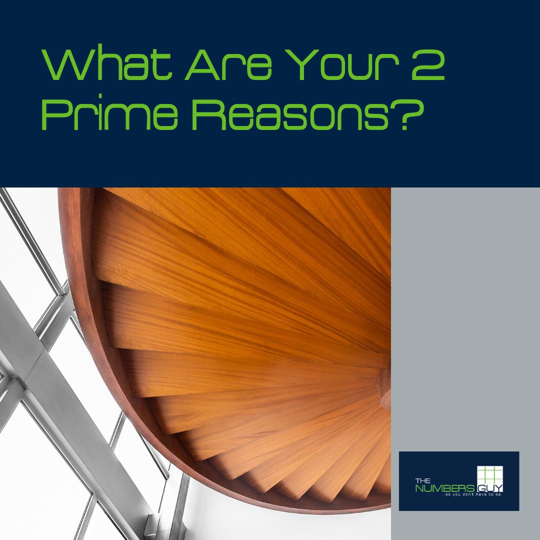 4thenumbersguy's tweet photo. With today being the 2nd of 2 Prime Days this year, I was wondering what your top 2 Prime reasons for being in business are? #numbers #bookkeeping #accounting https://t.co/kknwbNXeUv