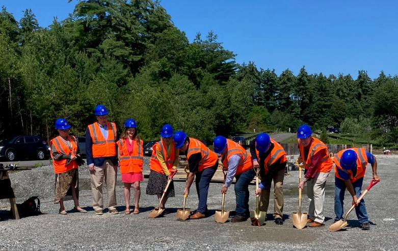 MassDEP's tweet photo. MassDEP’s Central Regional Office (#CERO) team was in #TownsendMA this week to celebrate with local officials at the groundbreaking for a new #PFAS water treatment plant that will treat three of the Town’s wells and provide clean water to over 5,000 customers. 🚰🚿💧🛁 https://t.co/PR5QWQefa2