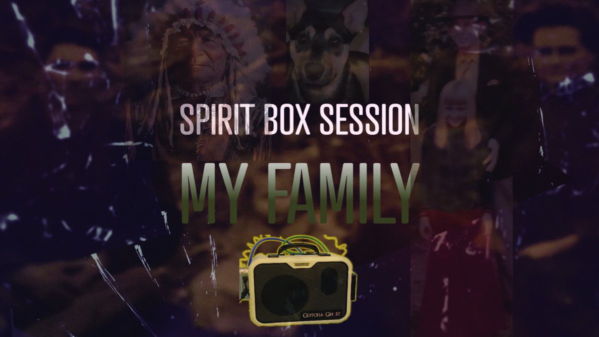 AfterLifeAdven3's tweet photo. Spirit Box Session with My Family! Clear EVP's! My dog Abby comes through! https://t.co/5V2Mkad3YV https://t.co/kIgJvuVcOD