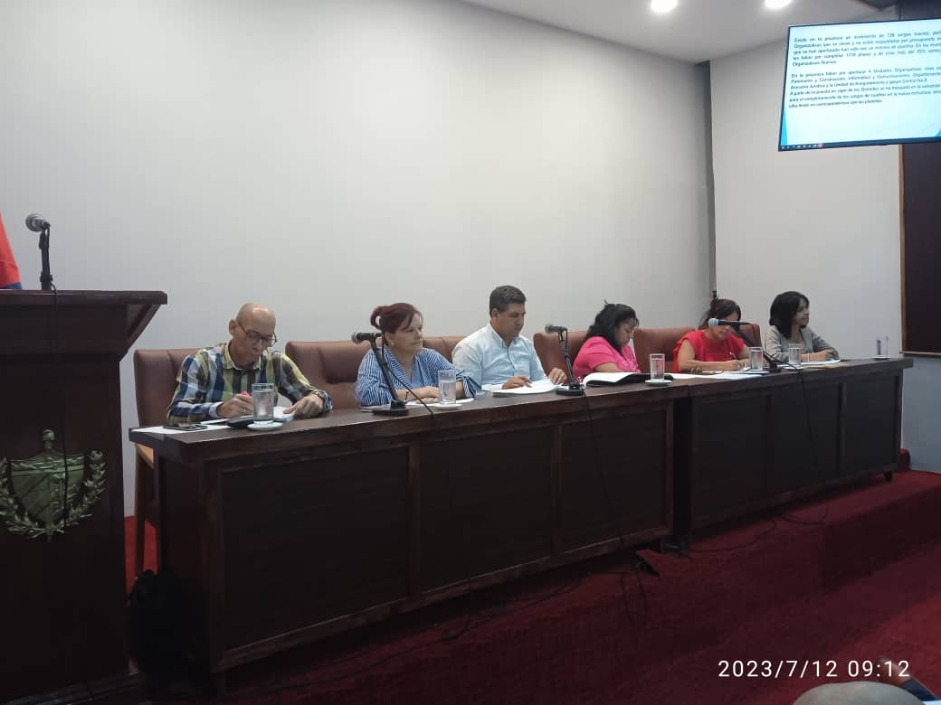 gobpinar's tweet photo. #PinardelRío | Tuvo lugar en la mañana de hoy el Consejo de Gobierno. Presentes, Miguel Mario Cabrera, Jefe de la Dirección de Cuadro del Estado y del Gobierno,la 1ra Secretaria del CPPCC Yamilé Ramos, el Gobernador Eumelin González y demás participantes.

#ConTodosLaVictoria https://t.co/KMfgXF66Et