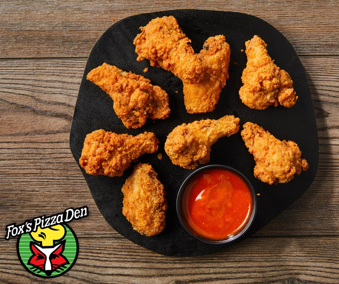FoxPizzaClinton's tweet photo. Get your wings fix this Wednesday with our irresistible chicken wings! Whether you like them spicy or mild, we've got the flavors to satisfy your taste buds. https://t.co/PdxhAR9t0I