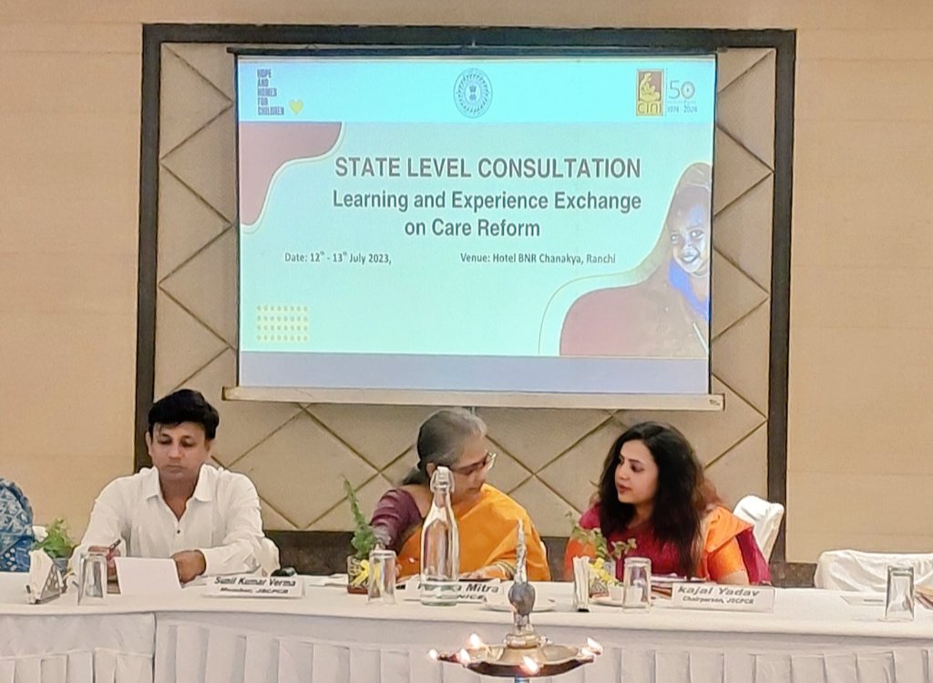 KajalYa91550994's tweet image. #CINI #Statelevel #consultation learning and experience exchange on #carereform at #Ranchi #Jharkhand