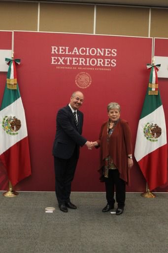 Estimada Canciller @aliciabarcena mucho éxito en su cargo en pro del pueblo mexicano y de su gran nación! Nos comprometimos a seguir fortaleciendo nuestra relación bilateral🇮🇱🤝🇲🇽 @SRE_mx @IsraelinMexico