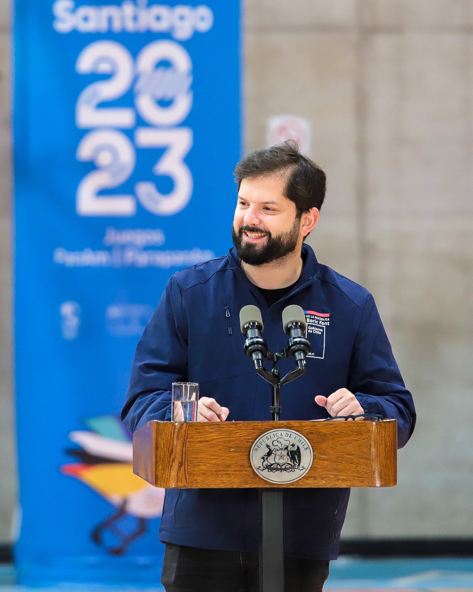 santiago2023's tweet photo. ¡HERMOSO DÍA! 🤩❤️

Comenzamos la jornada en el polideportivo de La Pintana en el marco de la celebración de los #100Días para los Juegos Panamericanos y Parapanamericanos #Santiago2023🇨🇱. https://t.co/doVXUOZFVk