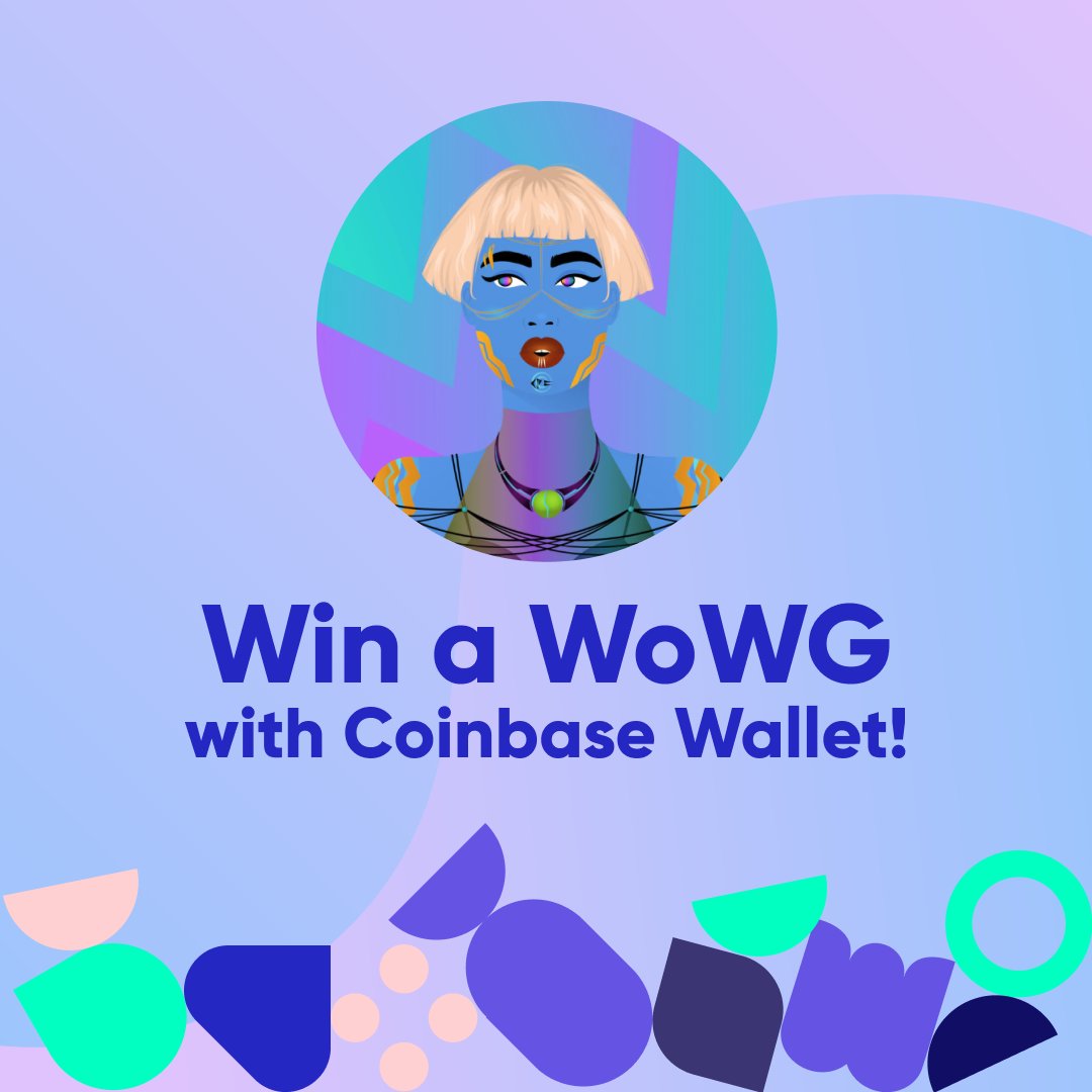 💝 We're partnering with @CoinbaseWallet for a community challenge! 💝

👛 Import your wallet with your WoW/G to a Coinbase Wallet to enter
🎁 Every 25th wallet that enters will receive a free WOWG!

More details 👇🧵