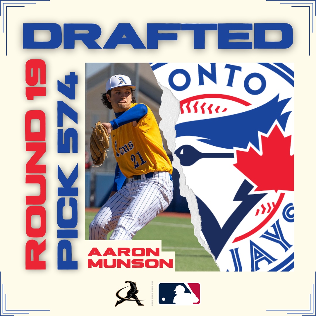 The Blue Jays pick up Tread Athlete and mid 90s RHP <a href="/aaron_munson3/">Aaron Munson</a> in the 19th round.🤫

Drafted after winning the DII College World Series is kinda cool 🤷‍♂️

#TreadFam