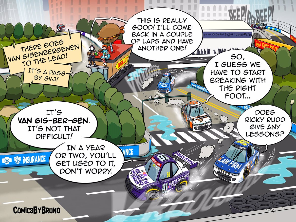 RT @BrunoRafael_46: The one about the Chicago street race.

#NASCAR #NASCAR75 #ComicsByBruo https://t.co/6JWggwRg44