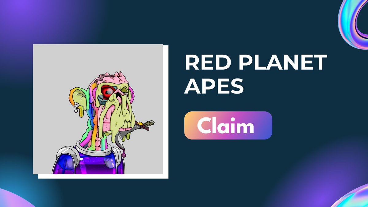Red Planet Apes NFTs Mint Live 🎉 Join Giveaway ✅ Retweet & Tag 3 Friends ✅ 👇GO👇 gleam.io/mkgty/red-plan…