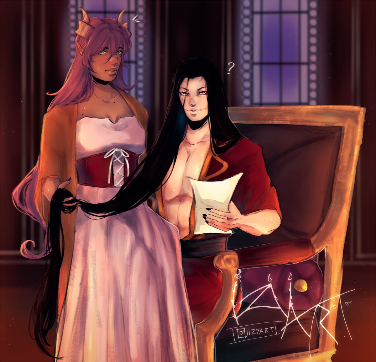 iIzyart's tweet photo. Asmodeus and Patska ๐ #myart #myocs #originalcharacter #originalstory #oc #asmodeus #patska #princeofhell #couple #digitalart #digitalartist #demon #succubus #clipstudiopaint #commissionsopen #demonoflust #sevendeadlysins #art https://t.co/iFOeWhfpbf