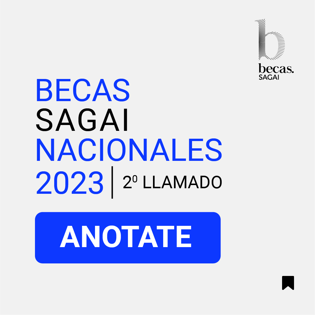 Sagai_Org's tweet photo. Mañana es el último día para anotarte a la segunda convocatoria de las #BecasSAGAI Nacionales. Si sos socio/a +18, elegí un curso, seminario o taller y presentá tu propuesta: https://t.co/Gl0rRnDfOd

@Fonzista @morarecalde @guadadocampo https://t.co/49kfwdI6EC