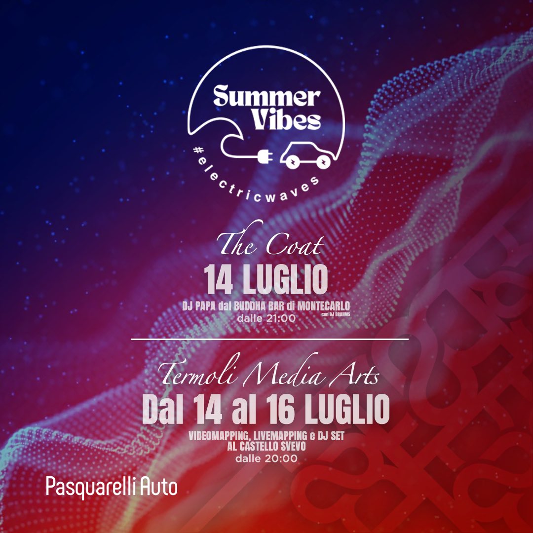 ⚡ Un altro weekend elettrizzante all'orizzonte! 
🏁 Noi siamo pronti, e voi? 

📲 Seguiteci per altri aggiornamenti o visitate il link: bit.ly/3PEb72a

#PasquarelliAuto #ElectricWaves