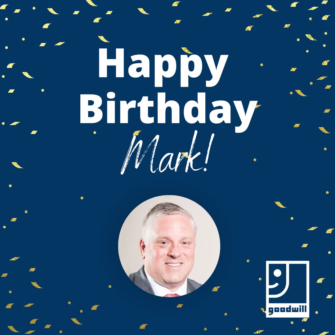 MERSGoodwill's tweet image. Today, we&apos;re wishing a very BIG Happy Birthday to our CEO &amp;amp; President, Mark Arens! Mark, we&apos;re proud to have you lead our team and guide us to accomplishing great things through the #PowerofWork. We hope you have a great day! 🎉