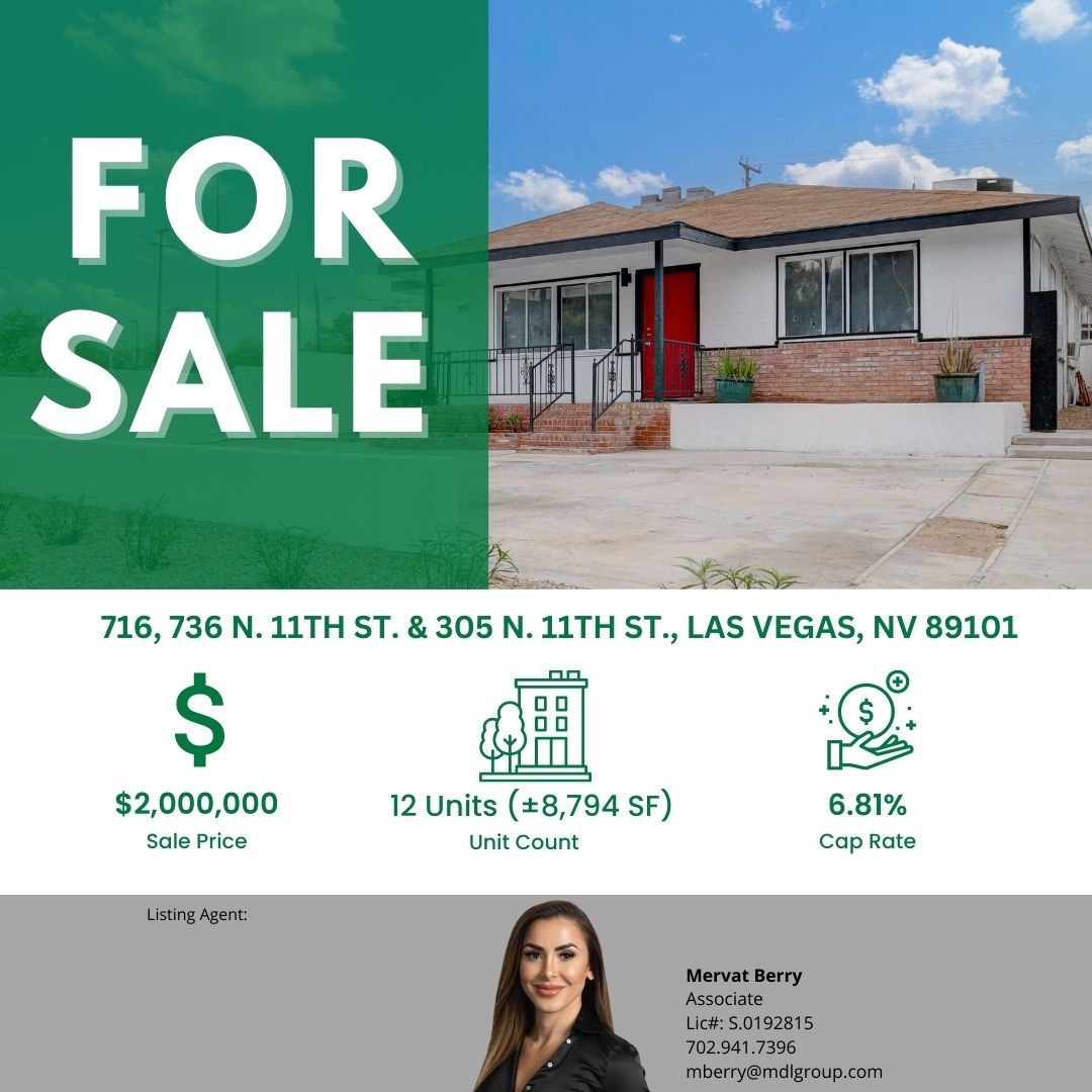 mdlgroup's tweet photo. A portfolio of three buildings featuring a total of 12 units set on 0.47 acres of land. Located just outside the Fremont Street Experience & Downtown.
#LasVegas #OpportunityZone #RealEstate #Investing #CORFAC #CRE #ForSale #MDLGroup #LV #Propertyoftheday #Multifamily #Downtown https://t.co/ObUG1OB2G4