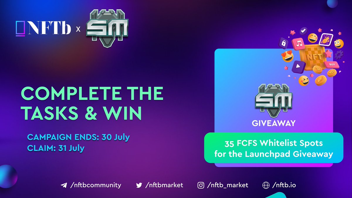 nftbarab's tweet photo. لدينا 2075 إدخالًا ويتم العد في@Space_Mavericks gleam #giveaway حتى الآن!

"احصل على فرصة للفوز بمكان في القائمة البيضاء 35 لمنصة Launchpad Giveaway في أغسطس"

🔥 أدوات NFT:
- أول سفينة فضاء NFT من مافريكس الفضاء!
- المطالبة بالرمز اليومي في الفضاء ... https://t.co/rDU8z1bDpT https://t.co/2e87MkgUCu