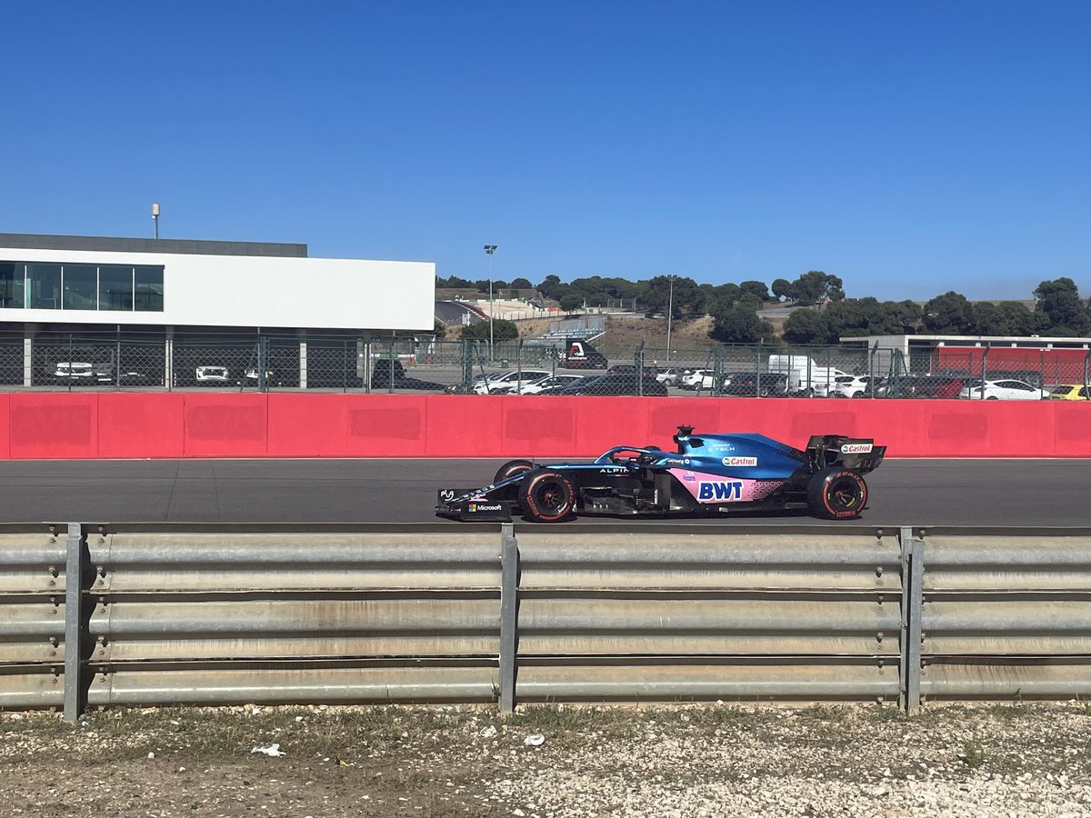 stephl7's tweet photo. Great day at @AIAPortimao watching @AlpineF1Team testing https://t.co/y1Of28Wg9v