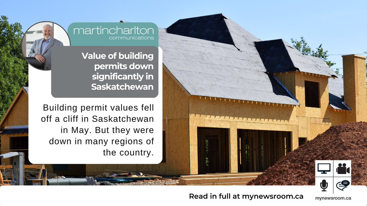 Building permit values fell off a cliff in Saskatchewan in May. But they were down in many regions of the country.

mynewsroom.ca/value-of-build…