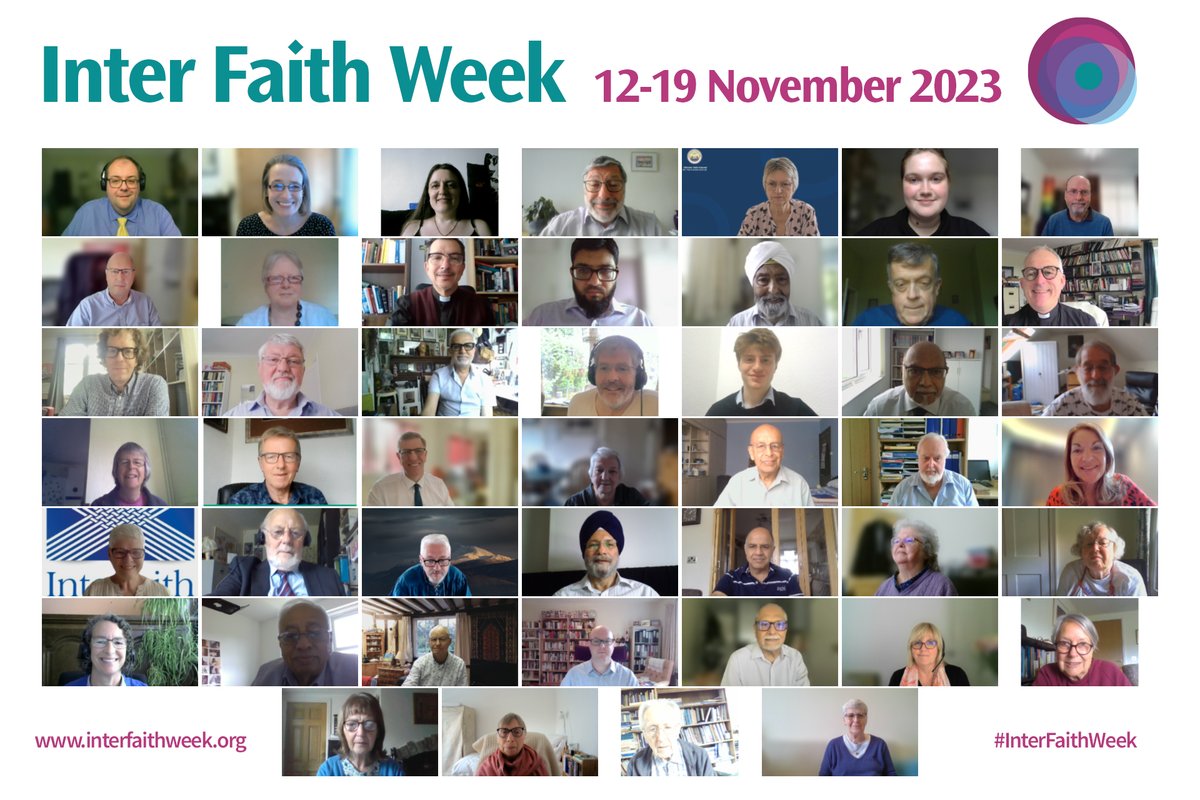 It's four months from today until #InterFaithWeek 12-19 November 2023. Here are just a few of the participants at today's @IFNetUK National Meeting which formally launched this year's Week. Find out more about the Week at interfaithweek.org and follow it at @IFWeek!