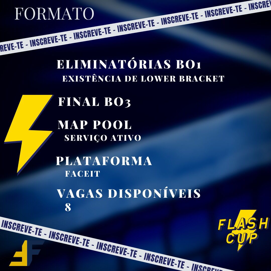 OPortista_'s tweet photo. Boas Fraggers!
Temos uma novidade para ti, a Flash Cup!
Inscreve a tua equipa por 5€ e habilita-te a ganhar 50€ jogando o que mais gostas, Counter Strike!
O torneio será realizado entre os dias 28 e 30 de julho!
Não percas esta oportunidade! #FlashCup #FragFest https://t.co/eGaFhHMsKk