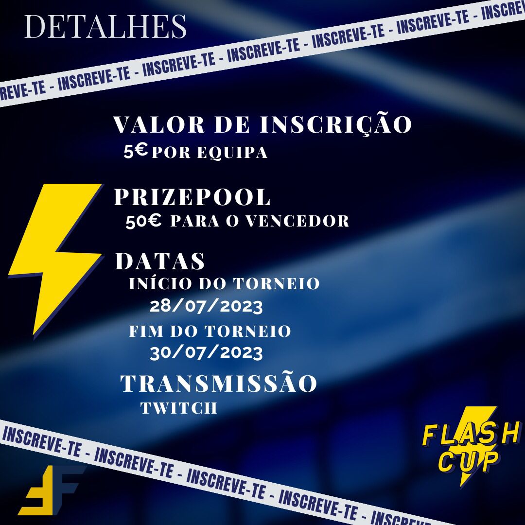 OPortista_'s tweet photo. Boas Fraggers!
Temos uma novidade para ti, a Flash Cup!
Inscreve a tua equipa por 5€ e habilita-te a ganhar 50€ jogando o que mais gostas, Counter Strike!
O torneio será realizado entre os dias 28 e 30 de julho!
Não percas esta oportunidade! #FlashCup #FragFest https://t.co/eGaFhHMsKk