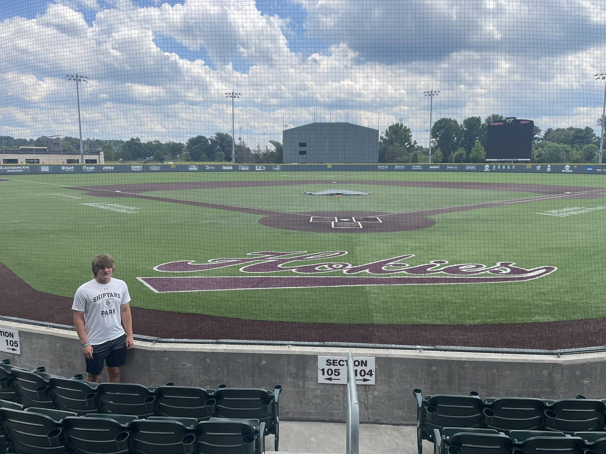 Visited the Virginia Tech campus and baseball facility on the way back from Atlanta.