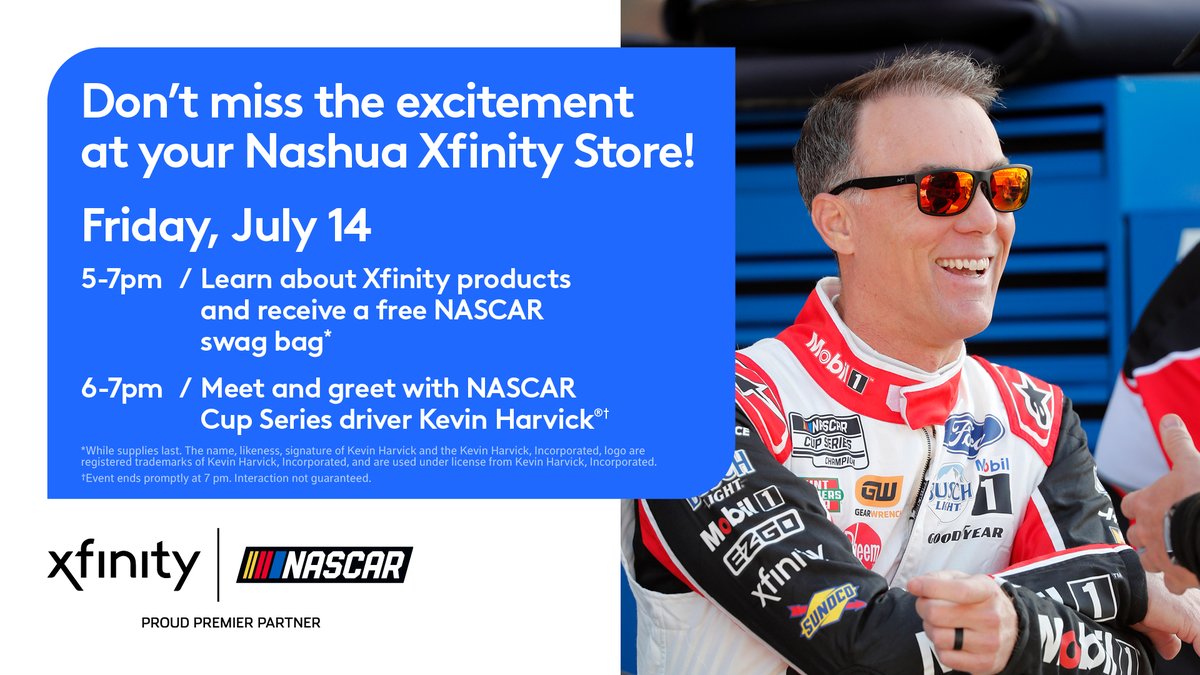 Xfinity Racing on Twitter "The KevinHarvick 4EVER tour hits Nashua