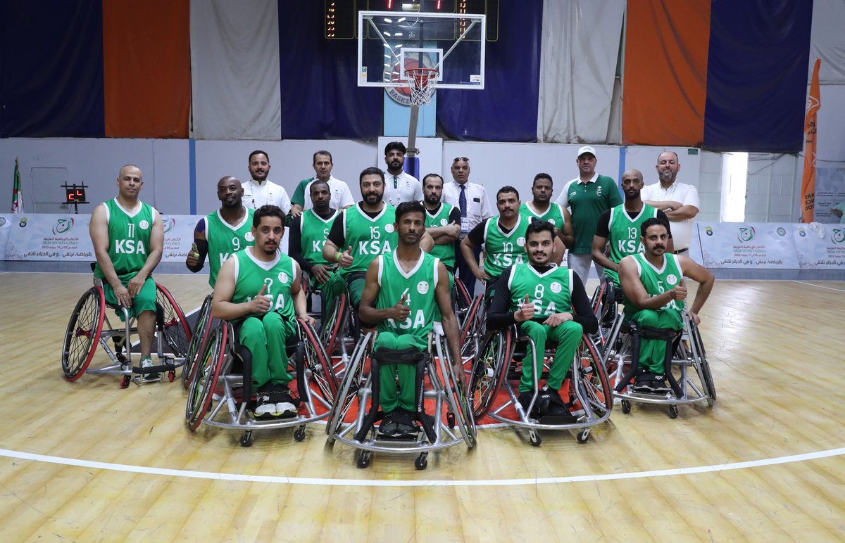 TeamSaudi's tweet photo. 🏅| ⁧#الألعاب_الرياضية_العربية15⁩
🆚| كـرة السلــة على الكراسي 🏀
📊| مواجهة تحديد المركزين الثالث والرابع 

ـ 🇸🇦 السعودية x فلسطين 🇵🇸 
ـ              61   -    47

نهــــــــاية المبـــــاراة 🔚
الأخضـــــر يحــقق الميـــدالية البرونزيـــة 🥉
مبروووووووك💚👏 https://t.co/JADfrTHq3L