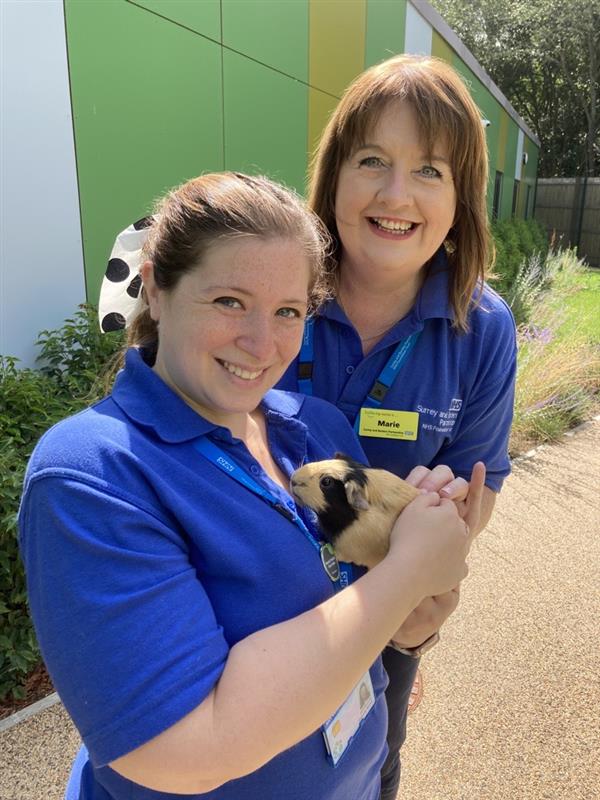 MarieDaCosta6's tweet image. @SABP_healthtech visiting our inpatient services @SpenserWard2 today.Huge appreciation for our amazing @NursingSabp who deliver exceptional care with compassion and kindness🌟 🩷Bonus we got to meet two new team members 🐹😍#forabetterlife  #peoplebeforetechnology @SABPDigital