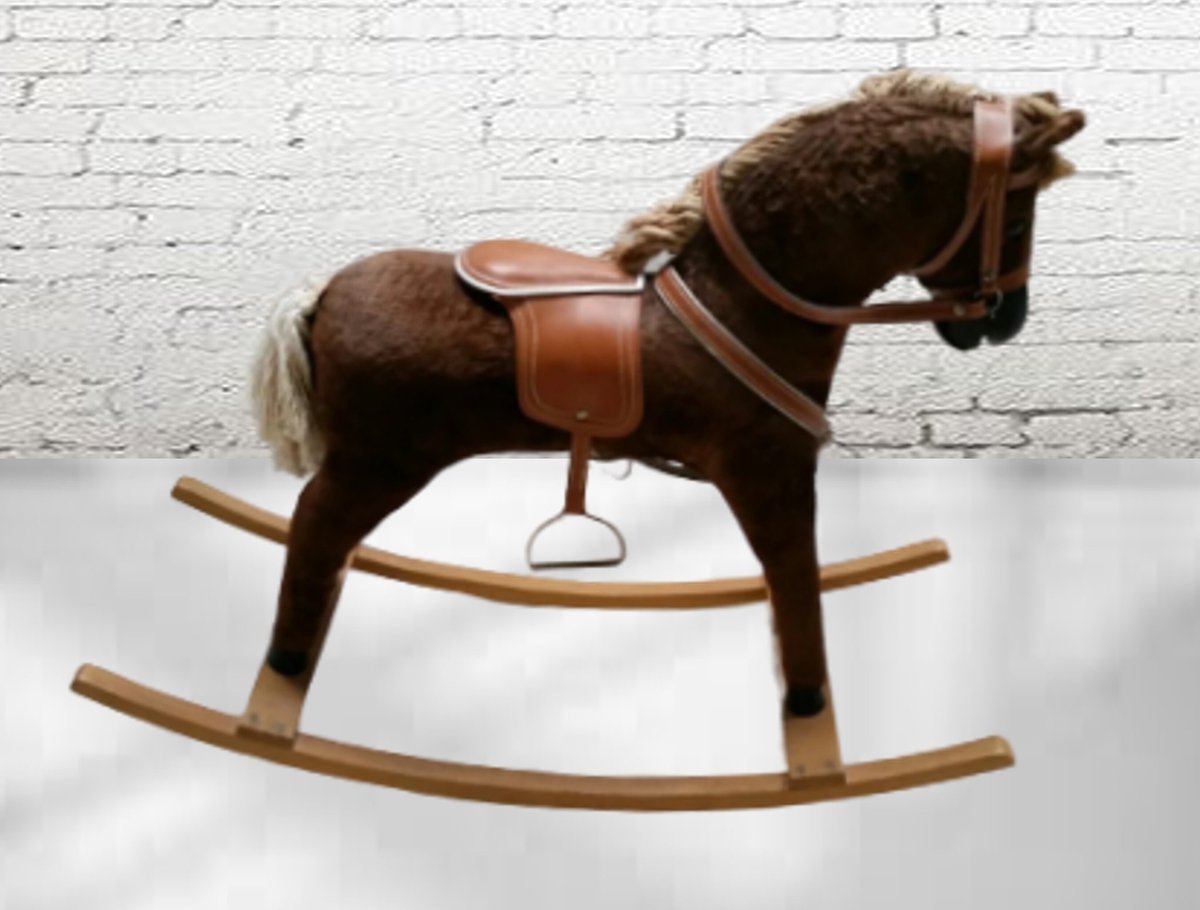 Kitchenconext's tweet photo. Antique Rocking Horse Childs Ride On Toy Baby Shower Gift https://t.co/qD8zirfYCA #kitchenconnection #Etsy #BabyShowerGift https://t.co/NmW0YRumLT