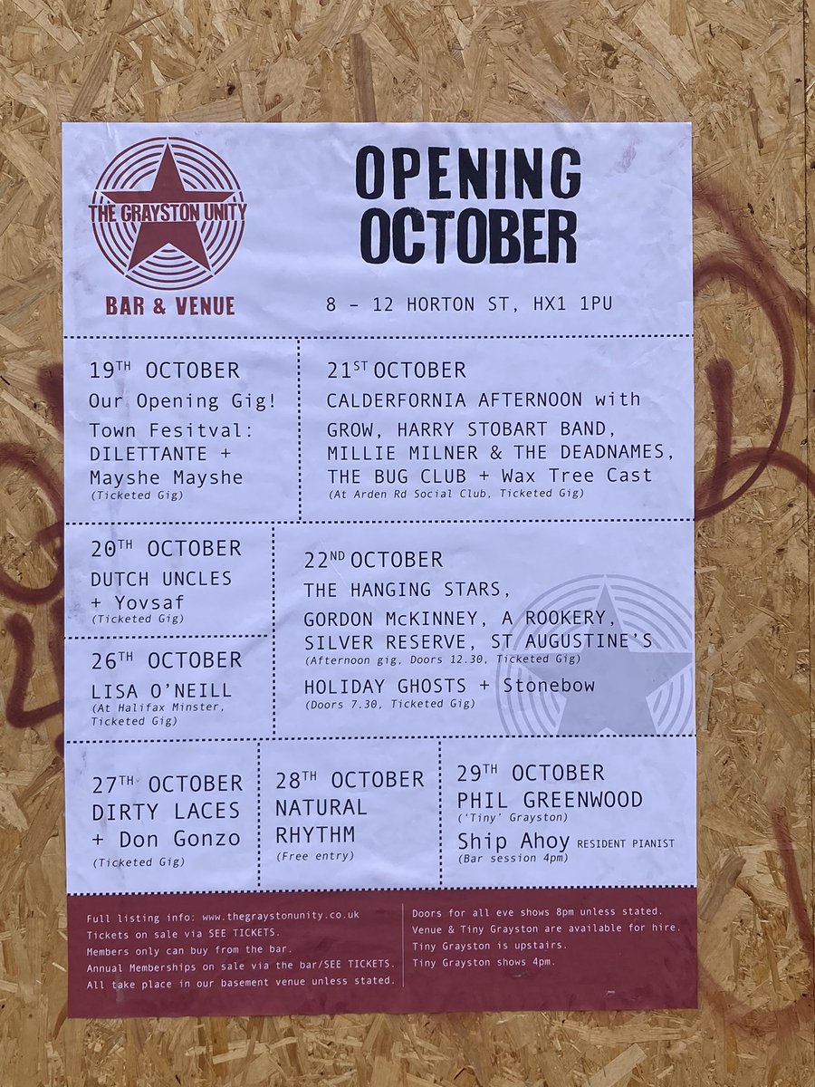 Give us a rt please! <a href="/dutchuncles/">Dutch Uncles</a> <a href="/ghosts_holiday/">Holiday Ghosts</a> <a href="/marcrileydj/">Marc Riley ⚽️🍺🐳</a> <a href="/SilverReserve/">The Silver Reserve</a> <a href="/dilettantesongs/">Dilettante</a> <a href="/MaysheMayshe/">Mayshe-Mayshe</a> <a href="/lisaoneillmusic/">Lisa O'Neill Music</a> <a href="/chris_hawkins/">Chris Hawkins</a> <a href="/DirtyLacesBand/">DIRTY LACES</a> <a href="/ThePieceHall/">The Piece Hall</a> <a href="/BearMeandering/">Meandering Bear</a> <a href="/Gordomusic4U/">Gordon Mckinney</a> @squarechapel @IVW_UK <a href="/musicvenuetrust/">Music Venue Trust</a> @SybilBell @jamesendeacott <a href="/johnrobb77/">john robb</a>