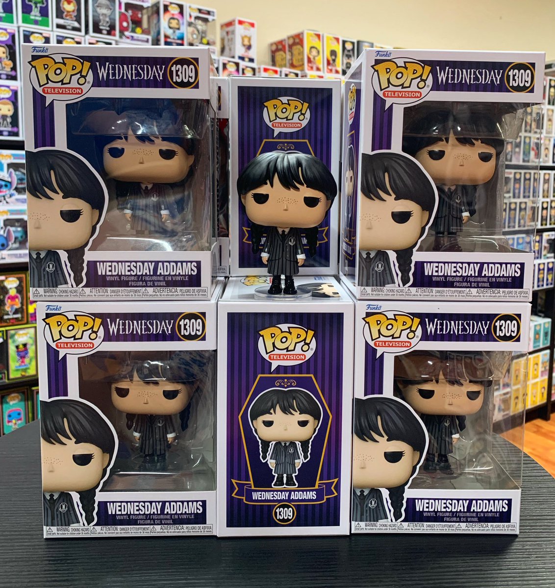 MundostarsES's tweet photo. Ya podéis encontrar en stock el #FunkoPop de Miercoles en la web y en nuestra tienda física💜

No os podéis quedar sin uno de los Pop’s más deseados de este año.

Avenida Constitució 111 Bajo Izquierda - 46009 Valencia📍
https://t.co/klisopL5N6 

#wednesdayaddams #FunkoPOPNews https://t.co/n8REIlKAMx