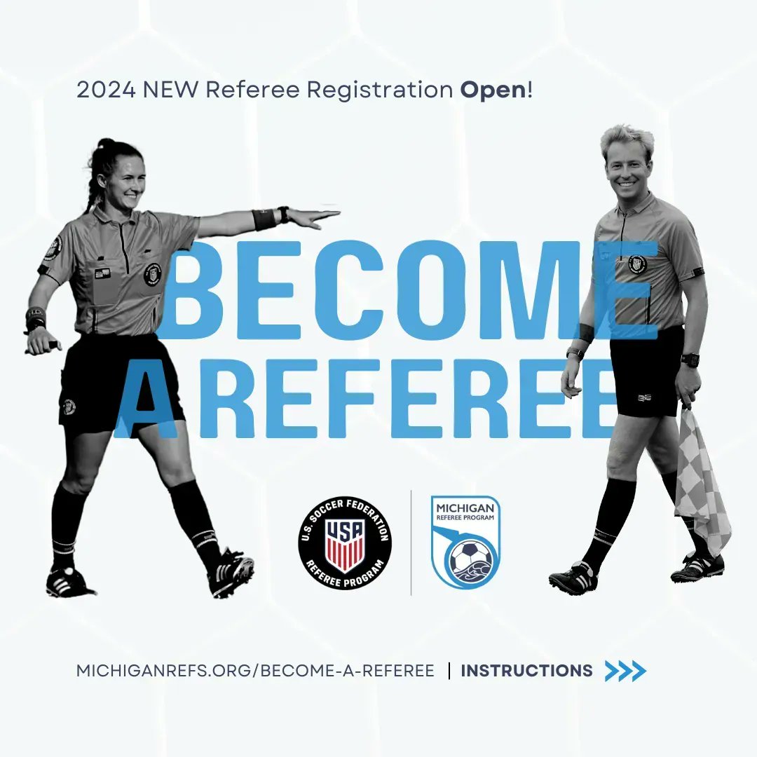 Michigan Referee Program on Twitter A Referee 2024