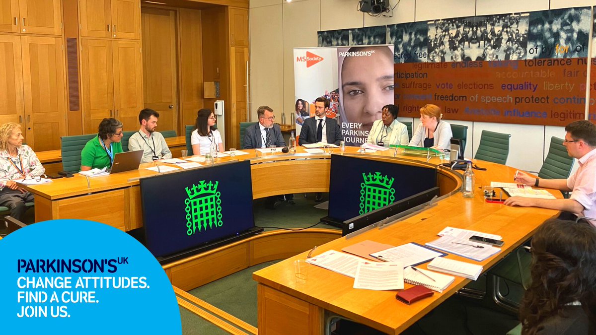 ParkinsonsUK's tweet photo. Along with representatives from the Crohn's, colitis & MS communities, we're @UKParliament today urging politicians to #FixPIP!
Because Personal Independence Payment (PIP) is vital to many with #Parkinsons & other conditions, yet often the PIP process makes lives harder. https://t.co/vsvFarP1S0
