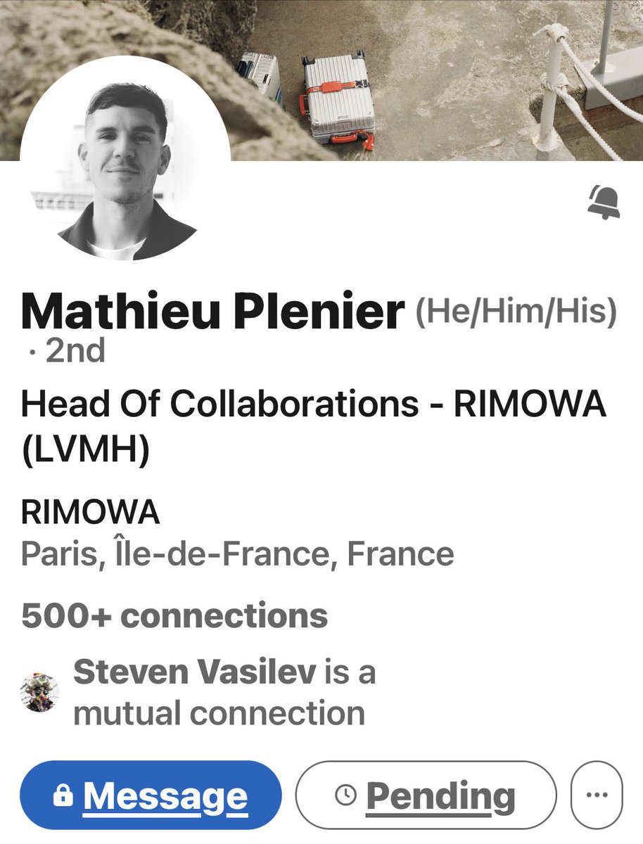 I am trying to contact this individual. I know some of the <a href="/RTFKT/">RTFKT</a> community met him irl. If you can help me connect with him I would be grateful. <a href="/RIMOWA/">RIMOWA</a>